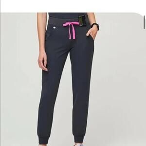 Figs High Waisted Zamora Jogger Scrub Pants Night Sky Womens Size Large